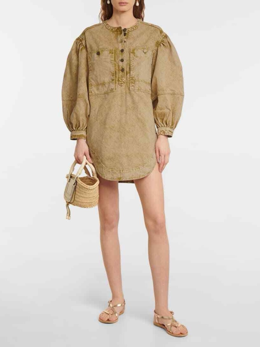 Ulla Johnson Wesley Cotton Denim Tunic 00